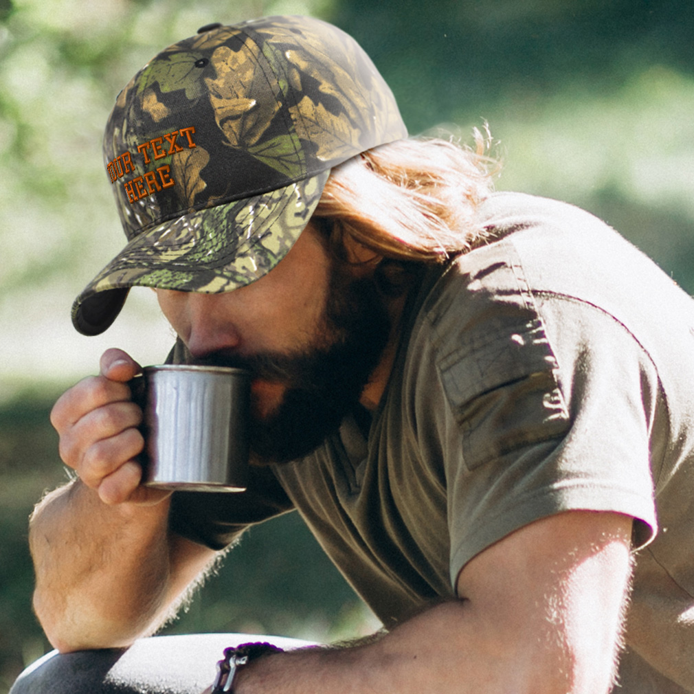 Custom Embroidered Camo Baseball Cap Cotton Hunting Dad Hats for Men & Women - Picture 11 of 14